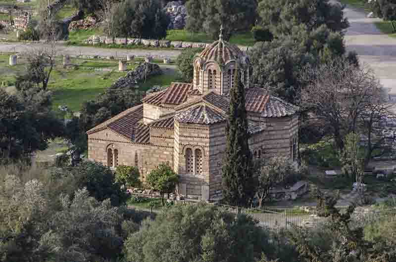 96 - Grecia - Atenas - Antigua Agora - iglesia de Los Santos Apostoles